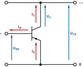 transistor as "electronic lever"